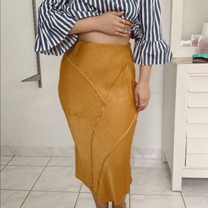 Anthropologie silky skirt